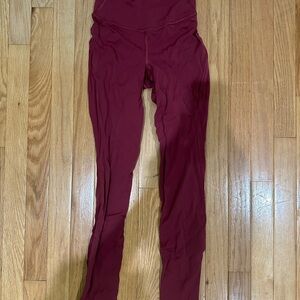 lululemon athletica Burgundy Leggings